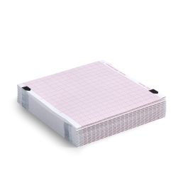 Zenix Fan Folder Paper, Grid, Box of 10 - ZOLL