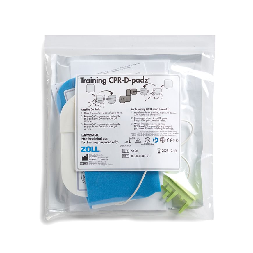 Training CPR-D Padz® Electrode, with 1 Pair Rep. Gel - ZOLL